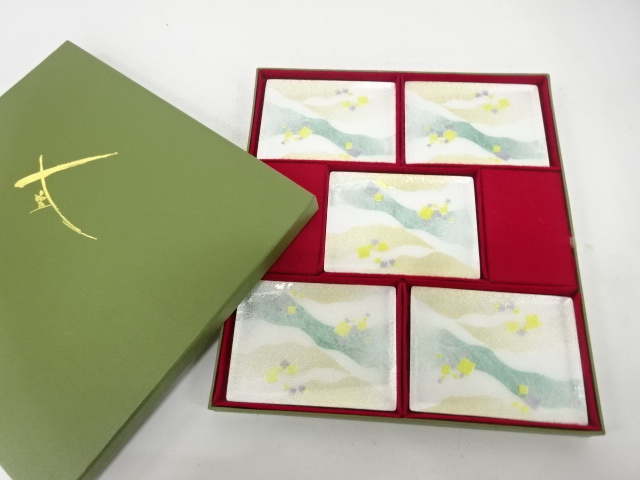 七宝　銘々皿　5客揃